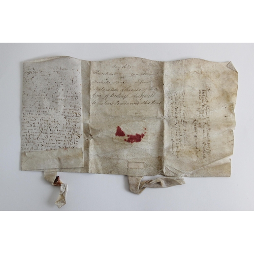 202 - A selection of 17th Century and later indentures, comprising: a Charles I example on vellum, dated M... 