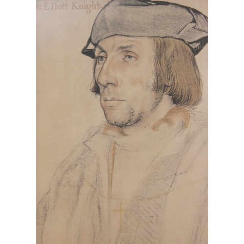 213 - After Hans Holbein the Younger (1497-1543), 
Seven portrait prints after the Windsor Castle drawings... 