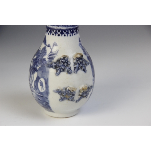 313 - A selection of 18th century Chinese blue and white porcelain, to include a celadon segment or fragme... 