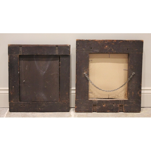 507 - A William and Mary oyster veneered cushion moulded rectangular wall mirror, with later bevelled mirr... 