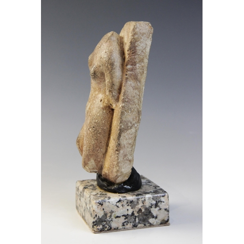 125 - A limestone relief of Aphrodite, 15cm x 9cm (at fault) 

Provenance: Ex Alison Barker (1951-2021) Co... 