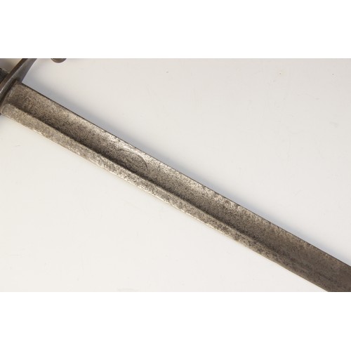 69 - A 1796 pattern infantry sword, the 82.5cm fullered steel blade with etched decoration and bayonet ti... 