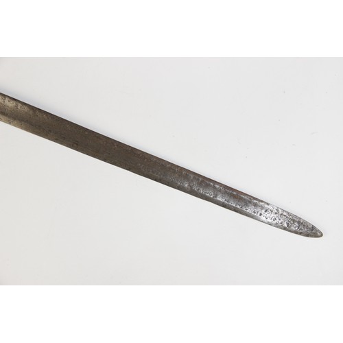 69 - A 1796 pattern infantry sword, the 82.5cm fullered steel blade with etched decoration and bayonet ti... 