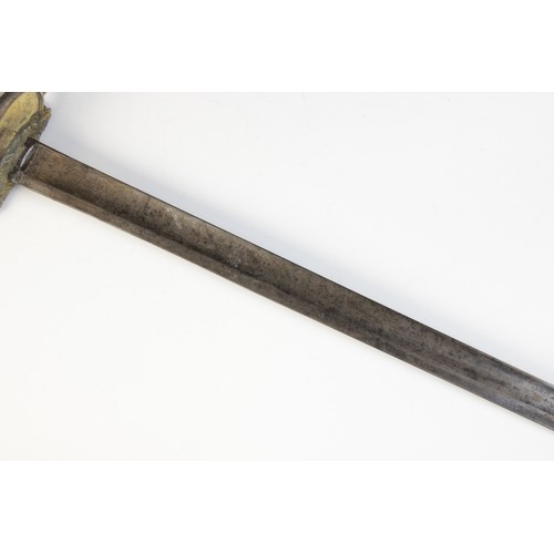 69 - A 1796 pattern infantry sword, the 82.5cm fullered steel blade with etched decoration and bayonet ti... 