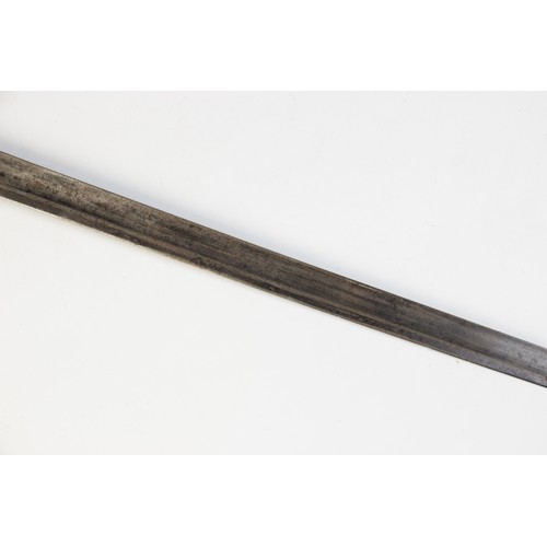 69 - A 1796 pattern infantry sword, the 82.5cm fullered steel blade with etched decoration and bayonet ti... 