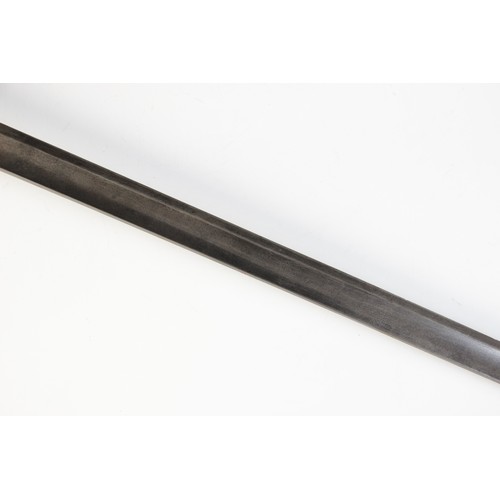 69 - A 1796 pattern infantry sword, the 82.5cm fullered steel blade with etched decoration and bayonet ti... 