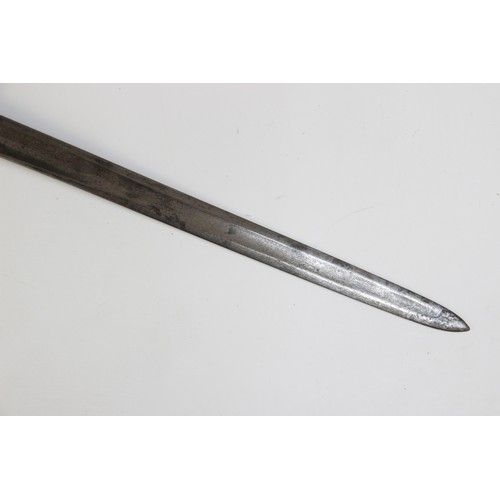 69 - A 1796 pattern infantry sword, the 82.5cm fullered steel blade with etched decoration and bayonet ti... 