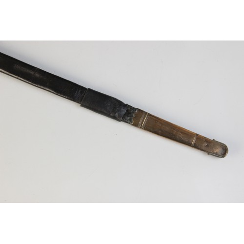 69 - A 1796 pattern infantry sword, the 82.5cm fullered steel blade with etched decoration and bayonet ti... 