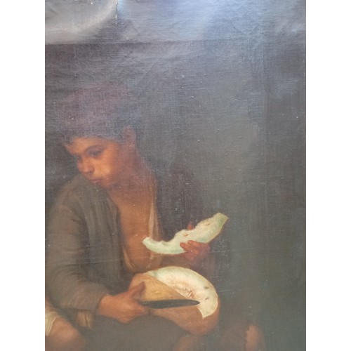 242 - After Bartolome Esteban Murillo (Spanish, 1617-1682), 
'Two Peasant Boys Eating Grapes and Melons', ... 