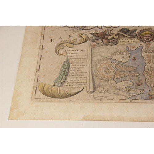 206 - * After ROSSI (GIACOMO GIOVANNI), a hand coloured engraved map titled 'Isola Di Malta, Gozzo Comino ... 