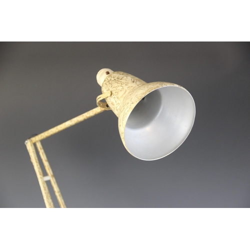 602 - A Herbert Terry model 1227 Anglepoise desk lamp, mid 20th century, with mottled gold finish, two ste... 