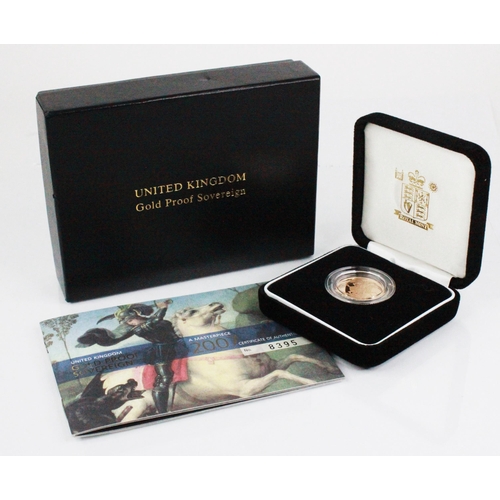 64 - An Elizabeth II sovereign, dates 2007, complete in box with certificate