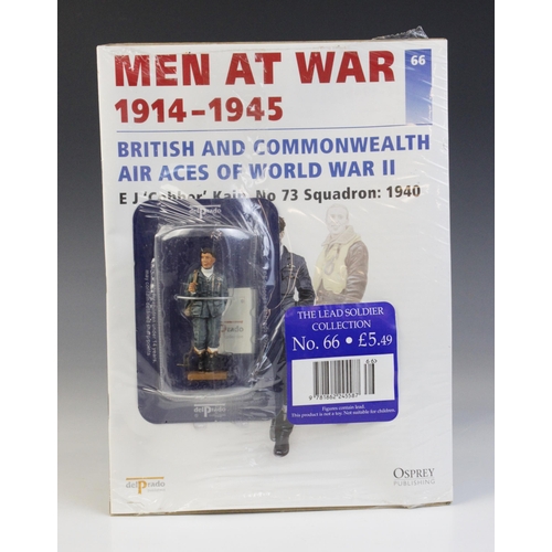 656 - Osprey Publishing 'MEN AT WAR SERIES' series, issues 1 to 100, most in original cellophane, each wit... 