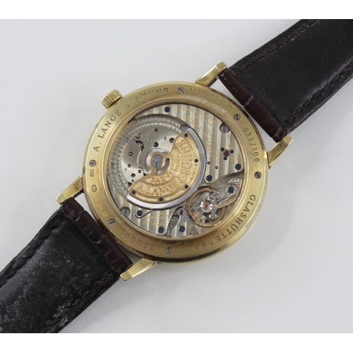 74 - A. Lange & Söhne: An important and fine Grosse Langematik Gangreserve ref. 304.048 limited edition 1... 