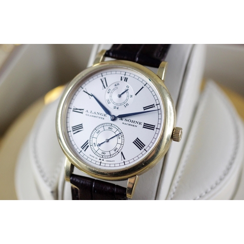 74 - A. Lange & Söhne: An important and fine Grosse Langematik Gangreserve ref. 304.048 limited edition 1... 