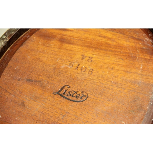 813 - An earl 20th century coopered oak planter by R A Lister of Dursley, of oval form applied with twin b... 