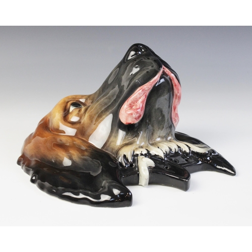 554 - A collection of Beswick dogs, to include a seated bulldog, model No. 1872, 12.2cm high, a boxer dog ... 