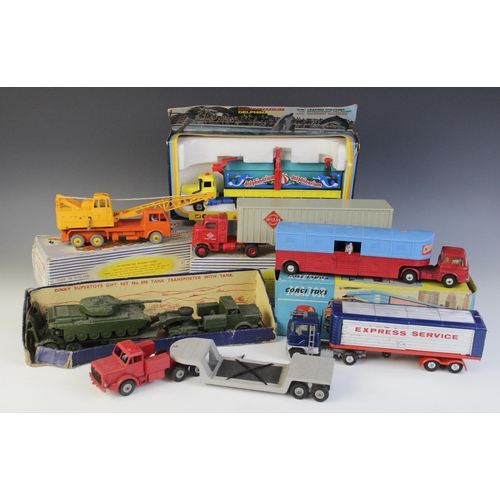 650 - A collection of die-cast model vehicles comprising: a Corgi Toys Major 1137 Ford Tilt Cab 'H' Series... 