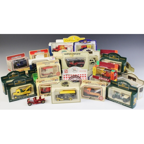 659 - A collection of die-cast model vintage delivery vehicles to include examples by Matchbox, Days Gone,... 