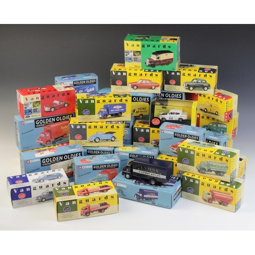 662 - A collection of twelve boxed Corgi 'Golden Oldies' die-cast model vehicles, comprising: a 05601 Koda... 