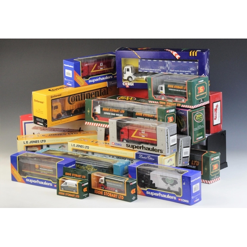 663 - A selection of thirty-three Corgi boxed die-cast model vehicles, to include nine Eddie Stobart examp... 