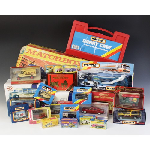 666 - Four boxed Matchbox Superfast die-cast model vehicles, comprising a number 5 Lotus Europa, a number ... 