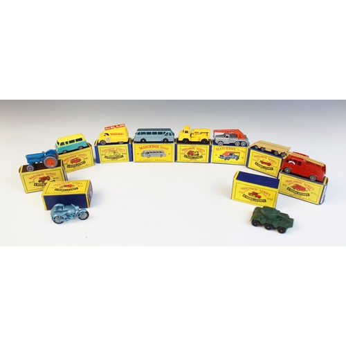 655 - A collection of twenty six boxed Moko Lesney Matchbox die-cast model vehicles, comprising: numbers 1... 