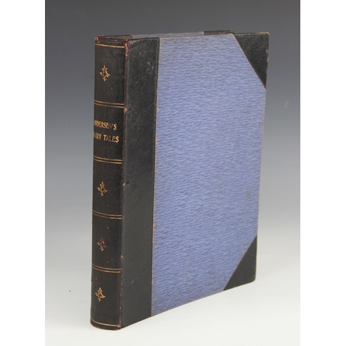 212 - Andersen (H.C.), THE FAIRY TALES OF HANS CHRISTIAN ANDERSEN, 3/4 leather, blue cloth boards, monochr... 