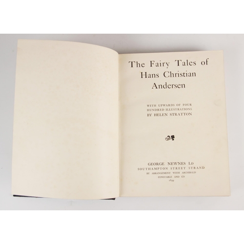 212 - Andersen (H.C.), THE FAIRY TALES OF HANS CHRISTIAN ANDERSEN, 3/4 leather, blue cloth boards, monochr... 