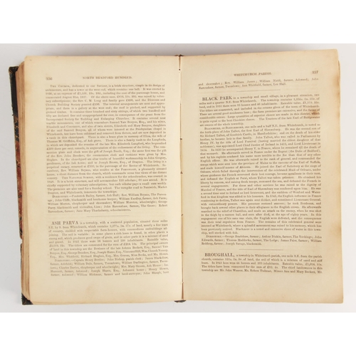 213 - Bagshaw (S), HISTORY, GAZETTEER, AND DIRECTORY OF SHROPSHIRE; COMPRISING A GENERAL SURVEY OF THE COU... 