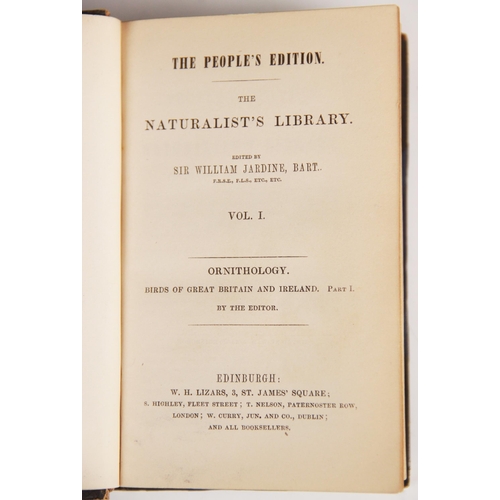 224 - Jardine (Sir William), THE NATURALIST'S LIBRARY - ORNITHOLOGY. BIRDS OF GREAT BRITAIN AND IRELAND, 4... 