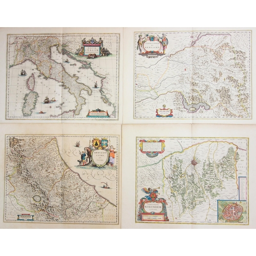 233 - After Willem Janszoon Blaeu (Dutch, 1571-1638), an engraved and hand coloured map titled 