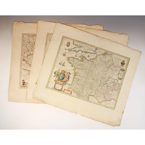 234 - After Willem Janszoon Blaeu (Dutch, 1571-1638), an engraved and hand coloured map titled 