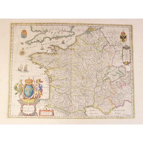 234 - After Willem Janszoon Blaeu (Dutch, 1571-1638), an engraved and hand coloured map titled 