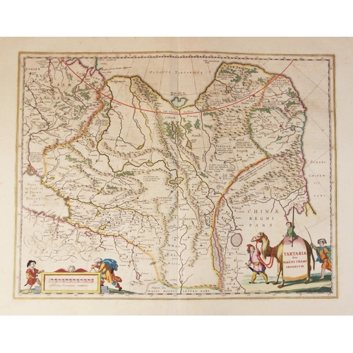 234 - After Willem Janszoon Blaeu (Dutch, 1571-1638), an engraved and hand coloured map titled 