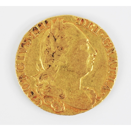 76 - A George III Guinea, dated 1777, weight 8.3gms