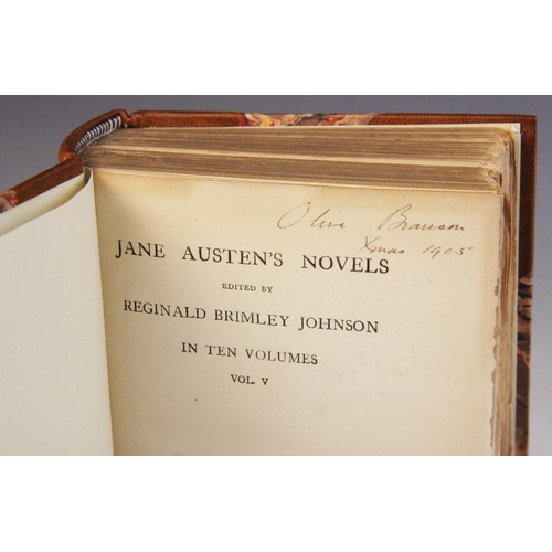 210 - Austen (J), MANSFIELD PARK, edited by Reginald Brimley Johnson, third edition, 2 vols bound as one, ... 