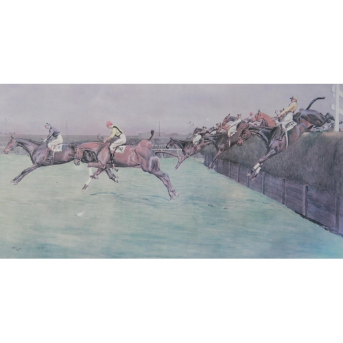 268 - After Cecil Aldin (British, 1870-1935), 
'The Grand National - The Canal Turn' and 'The Grand Nation... 