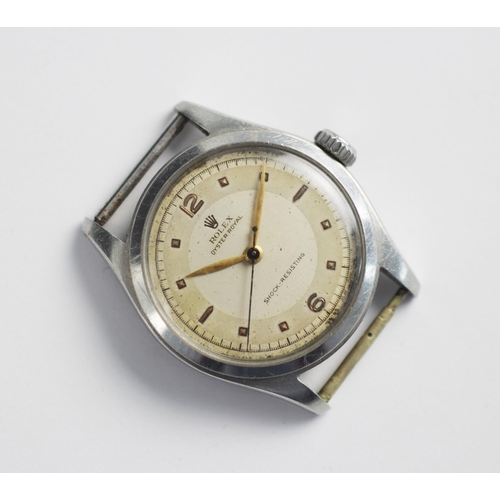 81 - A Gentlemen's Rolex Oyster Royal Shock-Resisting wristwatch, circular dial with Arabic numerals and ... 