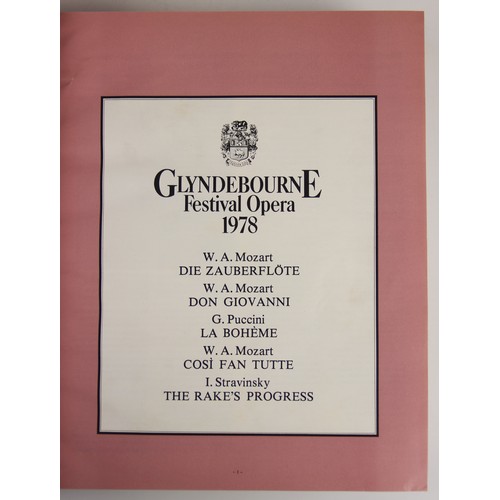 221 - A collection of Glyndebourne Festival Opera programmes covering the period 1958 to 1982, later half ... 