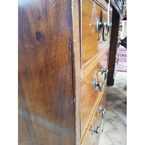 647 - A Victorian mahogany twin-pedestal desk, the rectangular moulded top with a later inset skiver over ... 