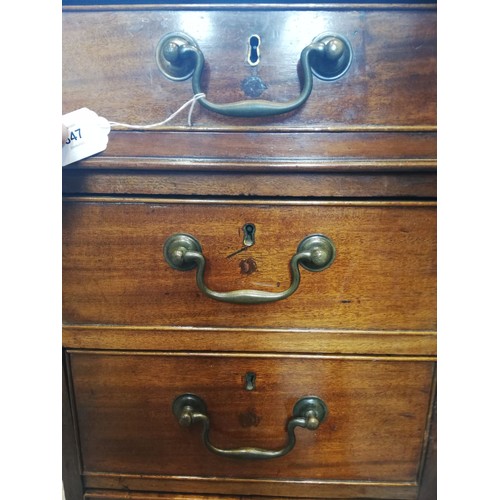 647 - A Victorian mahogany twin-pedestal desk, the rectangular moulded top with a later inset skiver over ... 