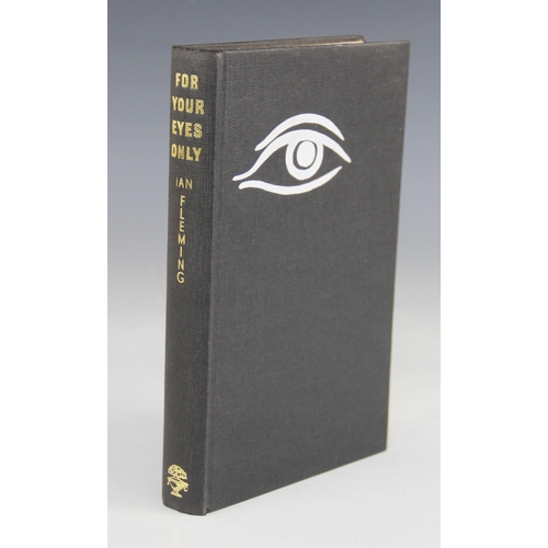 271 - JAMES BOND INTEREST: Fleming (Ian), FOR YOUR EYES ONLY, first edition, first printing, black cloth b... 