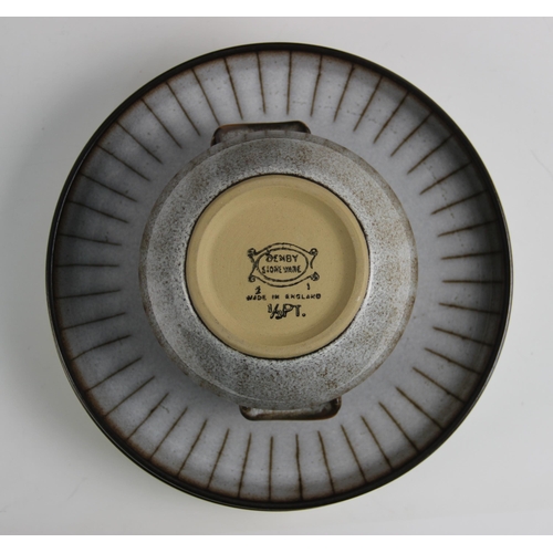 373 - A Denby Stoneware Studio Pattern part dinner service, comprising nine dinner plates, 25.5cm diameter... 