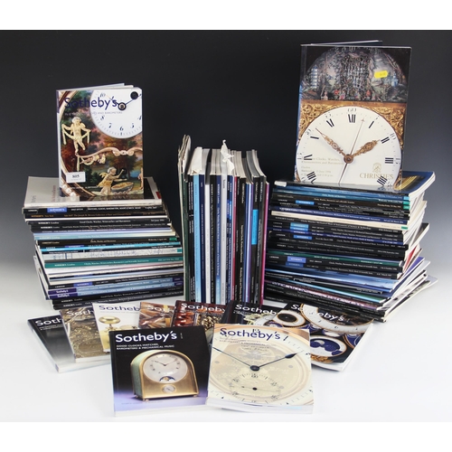 279 - A selection of clock, watch and horology related auction catalogues, mainly by Christies, Southeby's... 