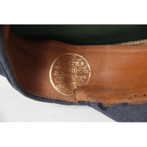 189 - WORLD WAR II INTEREST: A WWII R.A.F. officer's peaked cap by Bates of Jermyn Street, with King's cro... 