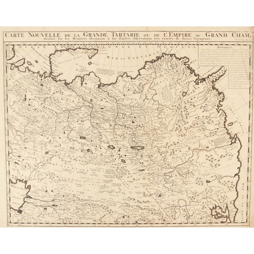 203 - After Henri Abraham Chatelain (1684-1743), CARTE NOUVELLE DE LA GRANDE TARTARIE OU DE L'EMPIRE DU GR... 