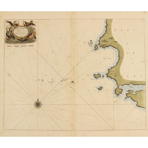 208 - After Captain Greenvile Collins (British, 1643-1694), Hydrographer to their Majesties, MILFORD HAVEN... 