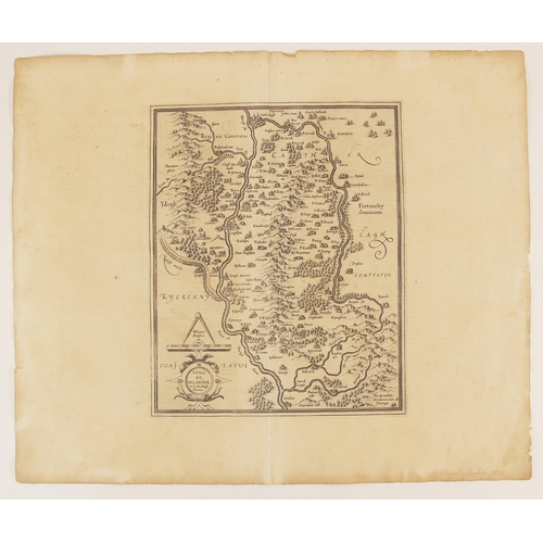 212 - After Gerard Mercator (1512-1594), three engraved maps on laid paper from French editions of the Mer... 