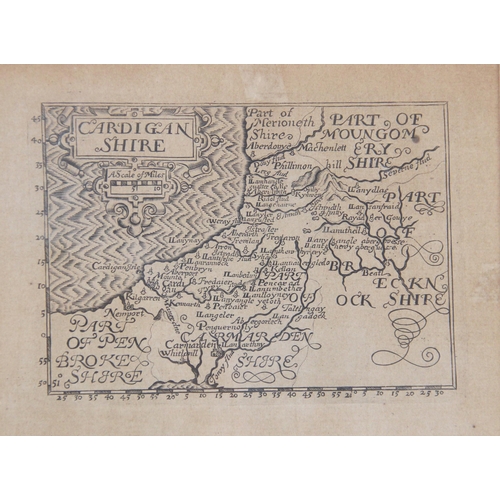 213 - After John Bill (b.1576), twelve uncoloured engraved maps on laid paper each depicting a county of W... 